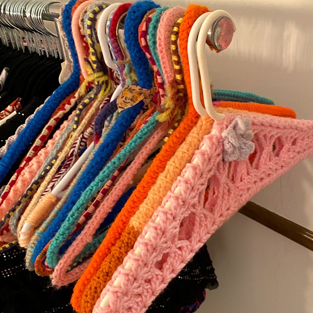 VINTAGE BUNDLE 23 CROCHET GRANNY HANGERS
